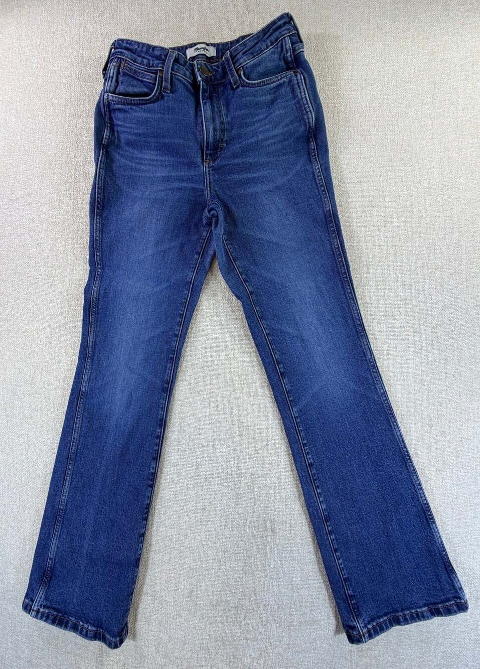 Wrangler Retro Men's 28x32 Blue High Rise Boot Cut Western Denim Jeans Cowboy